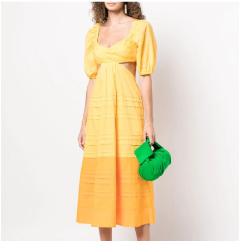 STAUD Carina midi dress